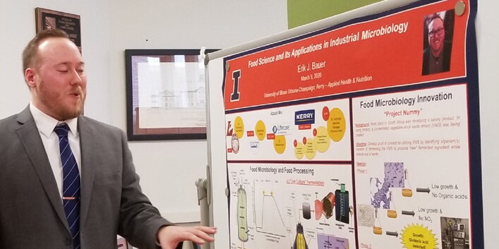 Online student poster presentation