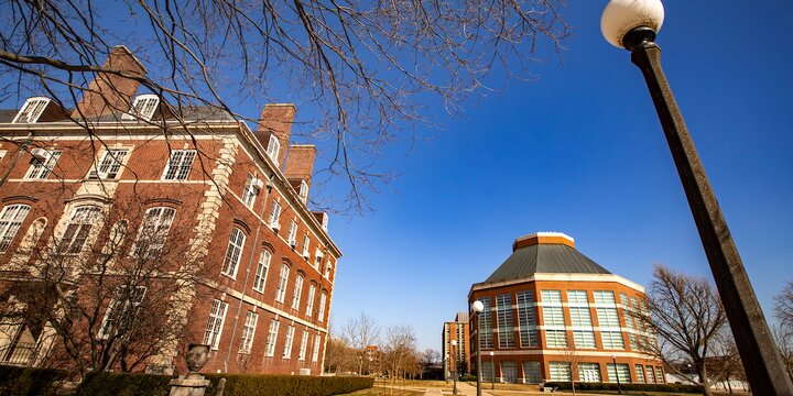Outside of Mumford and Funk Library